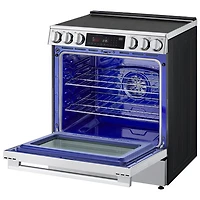 LG 30" 6.3 Cu. Ft. True Convection 5-Element Slide-In Electric Air Fry Range (LSEL6335XE) - Stainless Steel