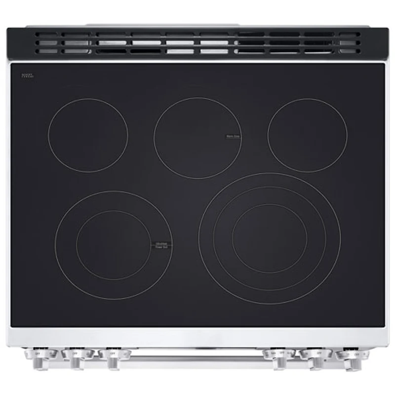 LG 30" 6.3 Cu. Ft. True Convection 5-Element Slide-In Electric Air Fry Range (LSEL6335XE) - Stainless Steel