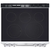 LG 30" 6.3 Cu. Ft. True Convection 5-Element Slide-In Electric Air Fry Range (LSEL6335XE) - Stainless Steel