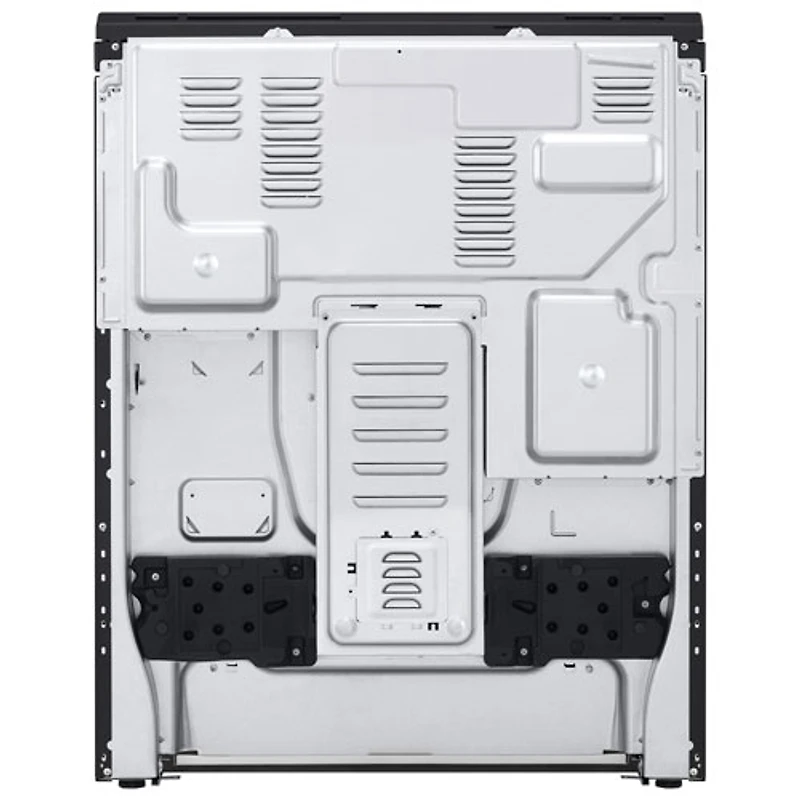 Cuisinière électrique encastrable à 5 éléments avec convection à ventilateur et friture à air chaud 6,3 pi³ 30 po de LG (LSEL6333XE) - Inox noir