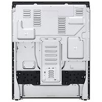 Cuisinière électrique encastrable à 5 éléments avec convection à ventilateur et friture à air chaud 6,3 pi³ 30 po de LG (LSEL6333XE) - Inox noir