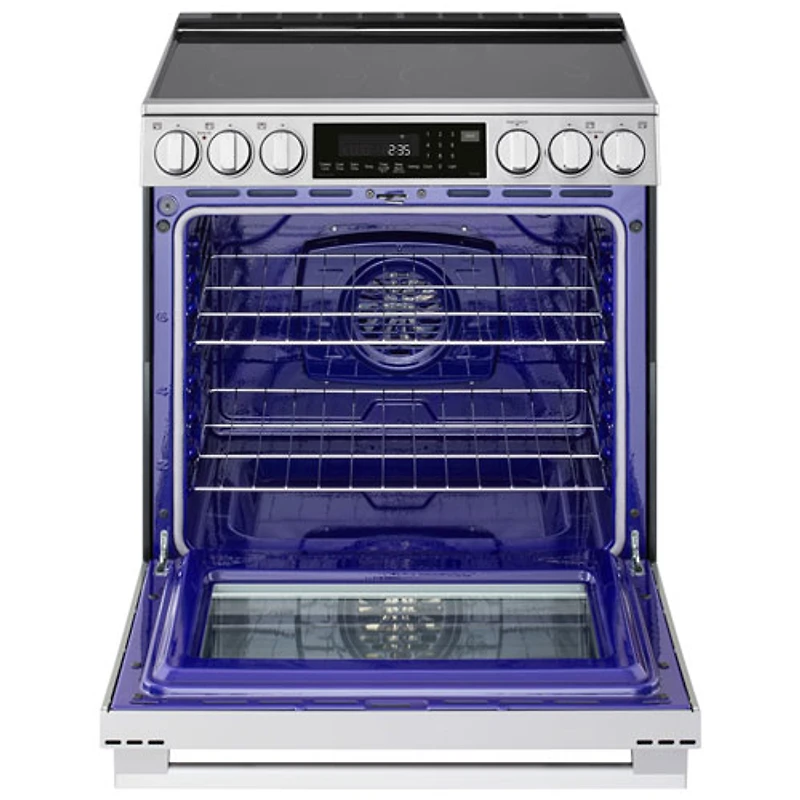 LG 30" 6.3 Cu. Ft. True Convection 5-Element Slide-In Electric Air Fry Range (LSEL6337XE) - Stainless Steel
