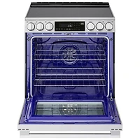 LG 30" 6.3 Cu. Ft. True Convection 5-Element Slide-In Electric Air Fry Range (LSEL6337XE) - Stainless Steel