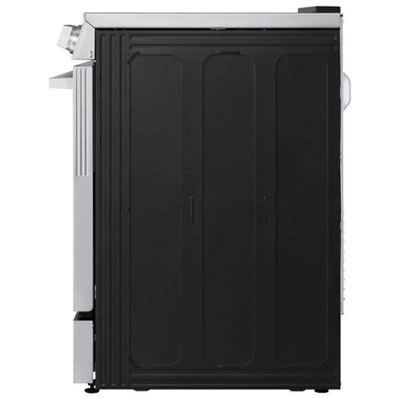 Cuisinière électrique encastrable à 5 éléments avec convection véritable et friture à l'air 6,3 pi³ 30 po de LG (LSEL6337XE) - Inox