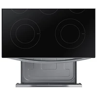 Cuisinière électrique autonome à 5 éléments avec ventilateur à convection et friture à air chaud 6,3 pi³ 30 po de Samsung (NE63A6515SS/AC) - Inox