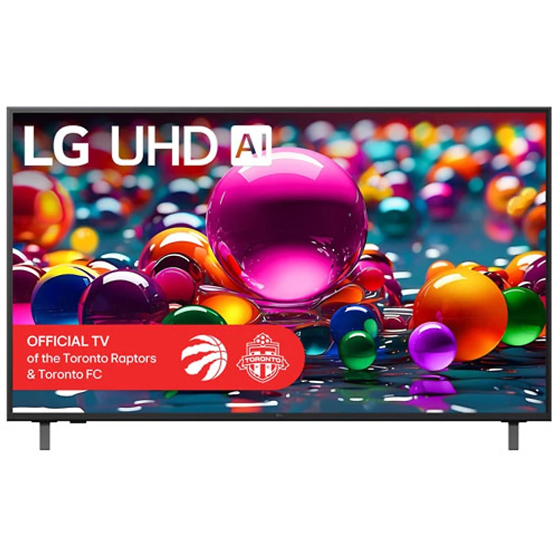 Téléviseur intelligent ACL HDR UHD 4K de 43 po AI UA77 série UA7700 de LG (43UA7700PUB) - 2025