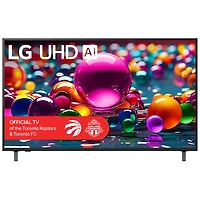 Téléviseur intelligent ACL HDR UHD 4K de 43 po AI UA77 série UA7700 de LG (43UA7700PUB) - 2025