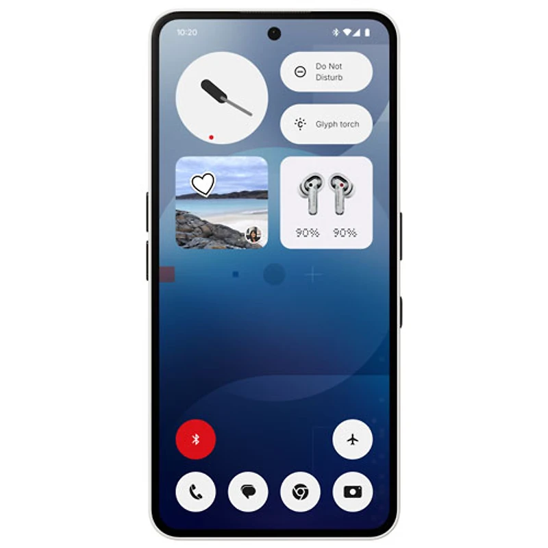 Phone (3a) de 256 Go de Nothing - Blanc - Déverrouillé - Exclusivité Best Buy
