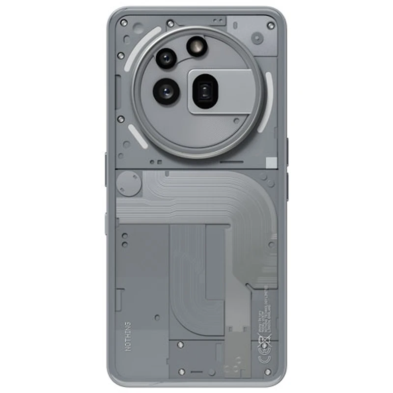 Nothing Phone (3a) Pro 256GB - Silver - Unlocked - Only at Best Buy