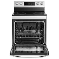 Cuisinière électrique autonome 6,3 pi³ 30 po de Midea (MER30B14ASTC) - Acier inoxydable