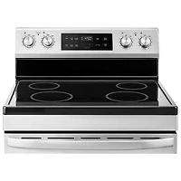 Cuisinière électrique autonome 6,3 pi³ 30 po de Midea (MER30B14ASTC) - Acier inoxydable