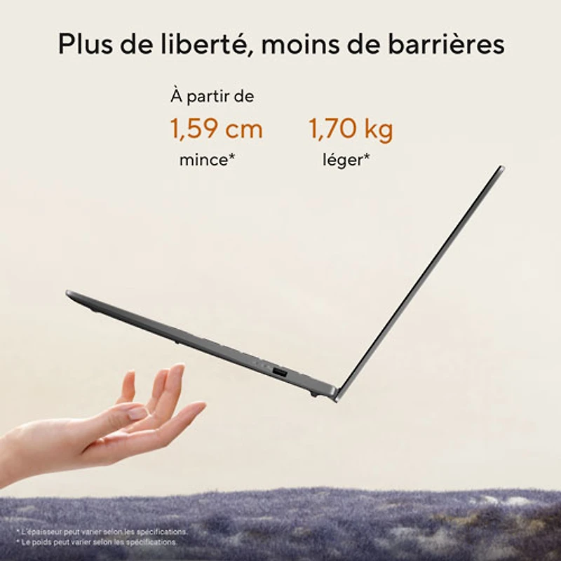 Portable Vivobook S16 de 16 po avec IA d'ASUS