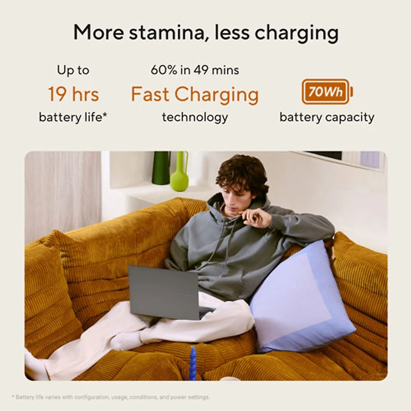 Portable Vivobook S16 de 16 po avec IA d'ASUS