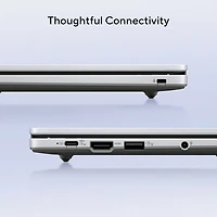 Chromebook 14 po CX14 d'ASUS - Gris pur (Celeron N4500 d'Intel/RAM 4 Go/eMMC 64 Go/ChromeOS)