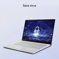 Chromebook 14 po CX14 d'ASUS - Gris pur (Celeron N4500 d'Intel/RAM 4 Go/eMMC 64 Go/ChromeOS)