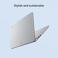 Chromebook 14 po CX14 d'ASUS - Gris pur (Celeron N4500 d'Intel/RAM 4 Go/eMMC 64 Go/ChromeOS)
