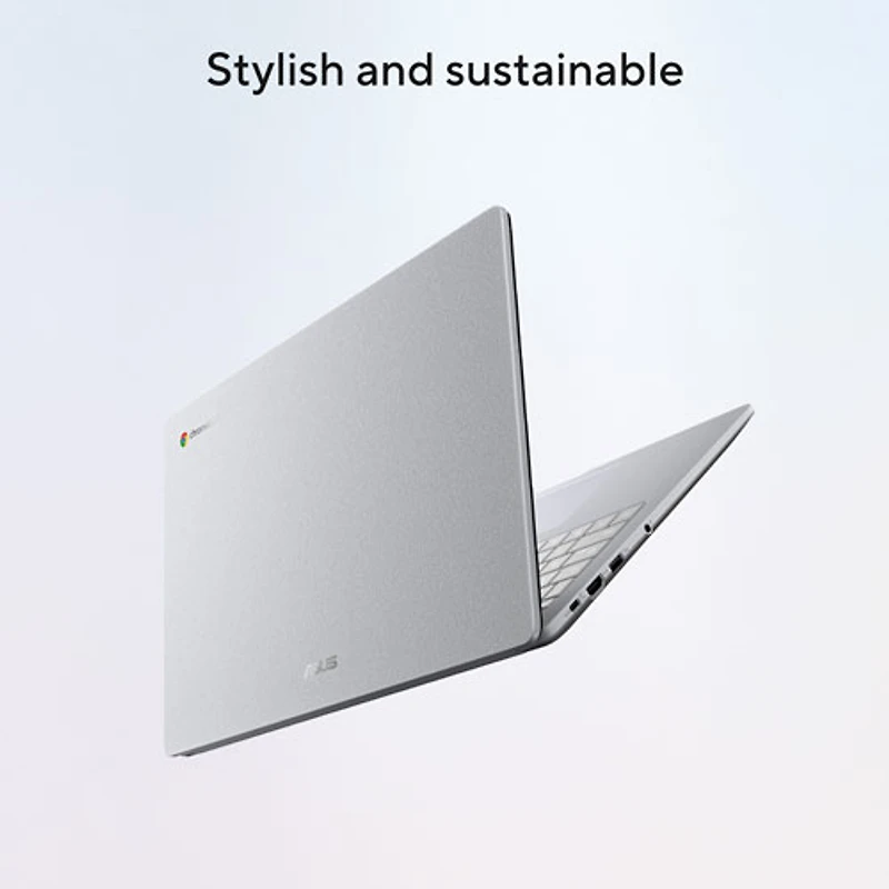 ASUS CX15 15.6" Chromebook - Pure Grey (Intel Celeron N4500/8GB RAM/128GB SSD/ChromeOS)