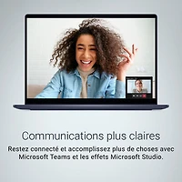 Portable Copilot+ PC à écran tactile 2-en-1 Plus de 14 po de Dell - Bleu minuit (Ryzen AI 7 350 d'AMD/RAM 16 Go/SSD 1 To)