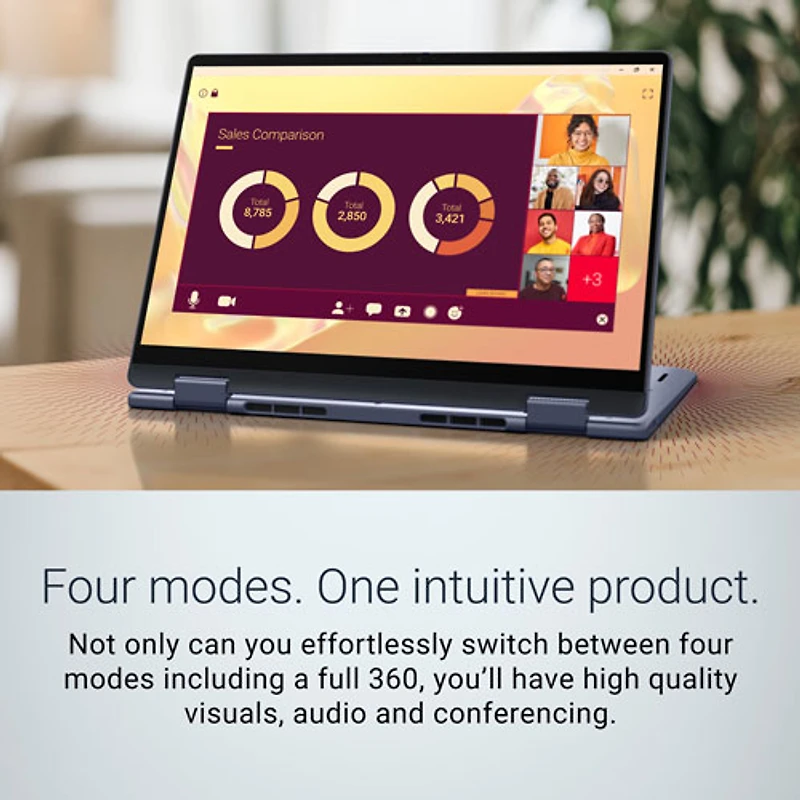 Dell 14" Touchscreen 2-in-1 Laptop - Midnight Blue (AMD Ryzen AI 7 350/16GB RAM/1TB SSD)