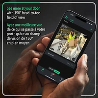 Système avec sonnette vidéo Wi-Fi 1440p de Blink