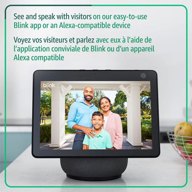 Système avec sonnette vidéo Wi-Fi 1440p de Blink