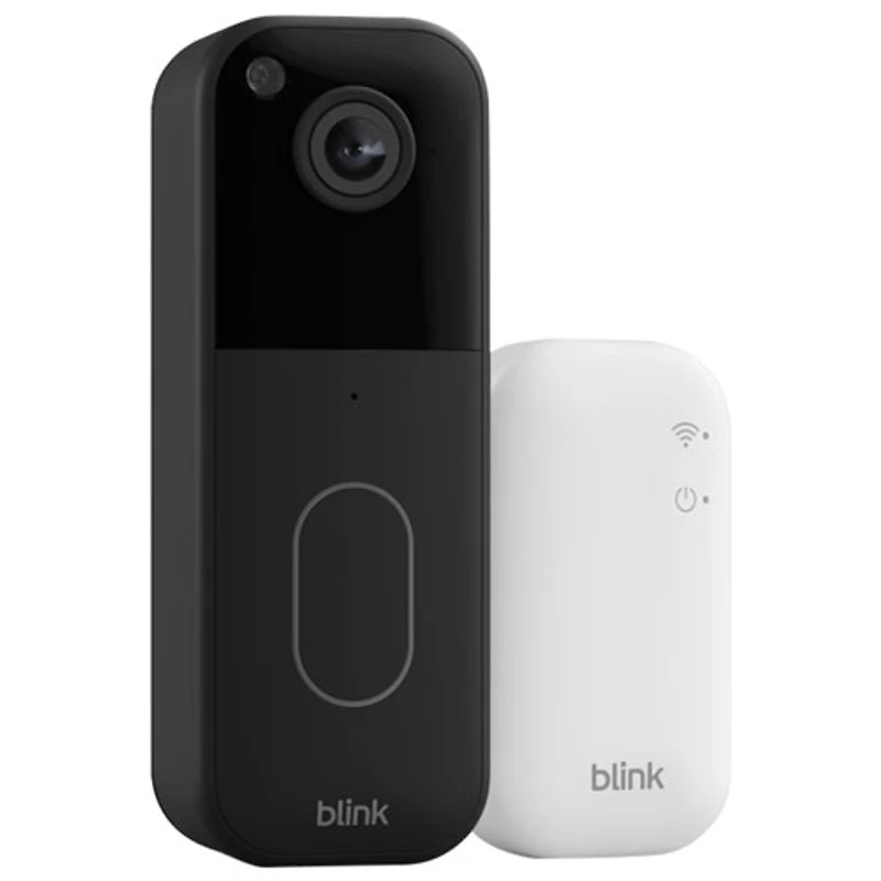 Blink 1440p Wi-Fi Video Doorbell System - Black