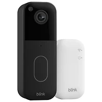 Blink 1440p Wi-Fi Video Doorbell System - Black