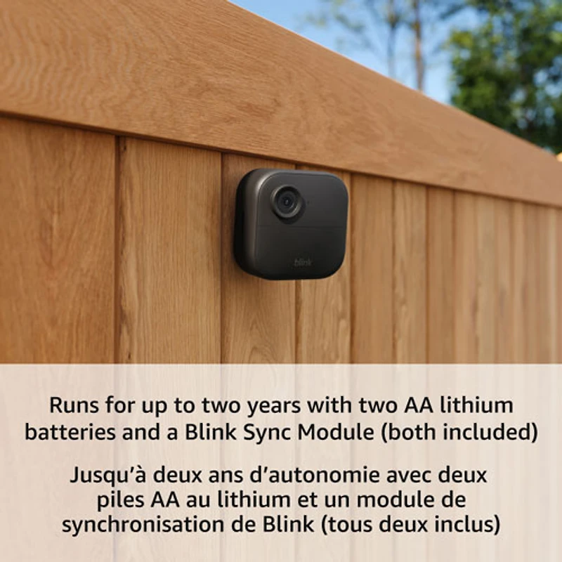 Système de surveillance avec caméras IP HD intégrale 1080p sans fil Outdoor 4 de Blink