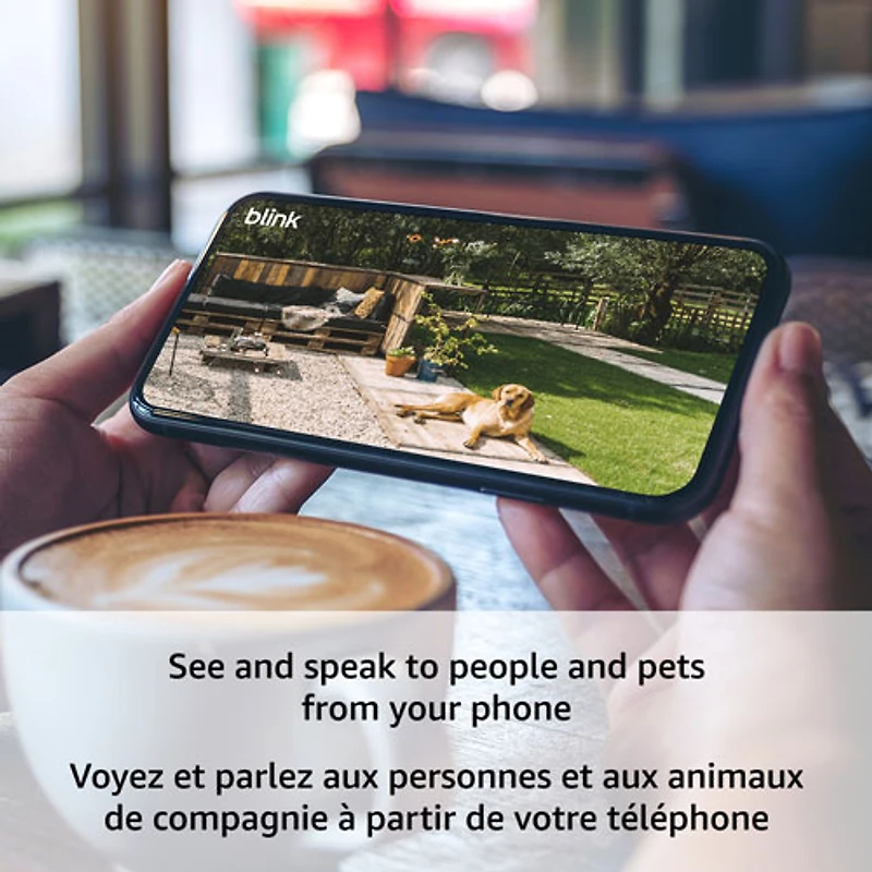 Système de surveillance avec caméras IP HD intégrale 1080p sans fil Outdoor 4 de Blink