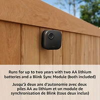 Blink Outdoor 4 Wire-Free 1080p Full HD IP Security Camera System with Sync Module Core - 1 Pack