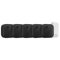 Système de surveillance avec caméras IP HD intégrale 1080p sans fil Outdoor 4 de Blink - Ensemble de 5