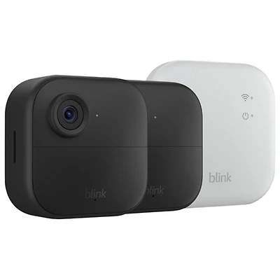 Blink Outdoor 4 Wire-Free 1080p Full HD IP Security Camera System with Sync Module Core XR - 2 Pack