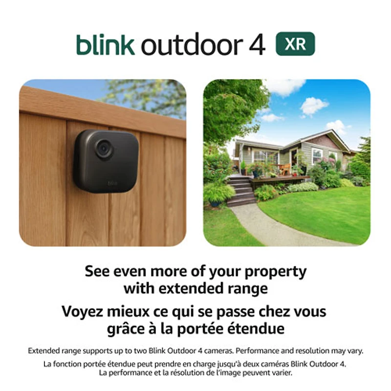 Blink Outdoor 4 Wire-Free 1080p Full HD IP Security Camera System with Sync Module Core XR - 2 Pack