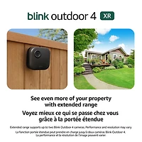 Blink Outdoor 4 Wire-Free 1080p Full HD IP Security Camera System with Sync Module Core XR - 2 Pack