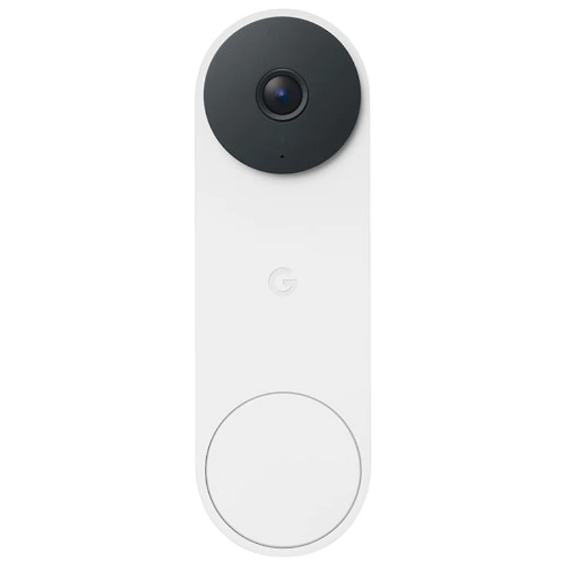 Sonnette vidéo Wi-Fi (avec fil) Google Nest (3e génération) - Neige
