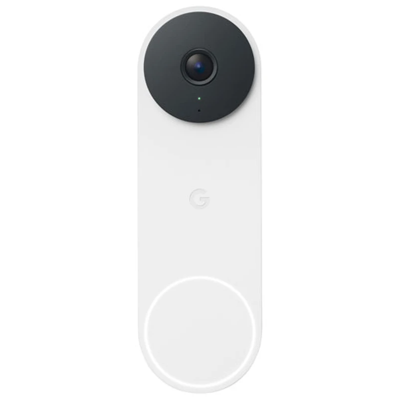 Sonnette vidéo Wi-Fi (avec fil) Google Nest (3e génération) - Neige