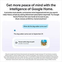 Sonnette vidéo Wi-Fi (avec fil) Google Nest (3e génération) - Neige