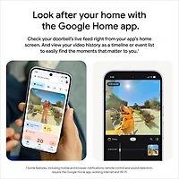 Sonnette vidéo Wi-Fi (avec fil) Google Nest (3e génération) - Neige