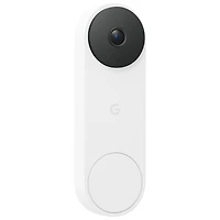 Sonnette vidéo Wi-Fi (avec fil) Google Nest (3e génération) - Neige