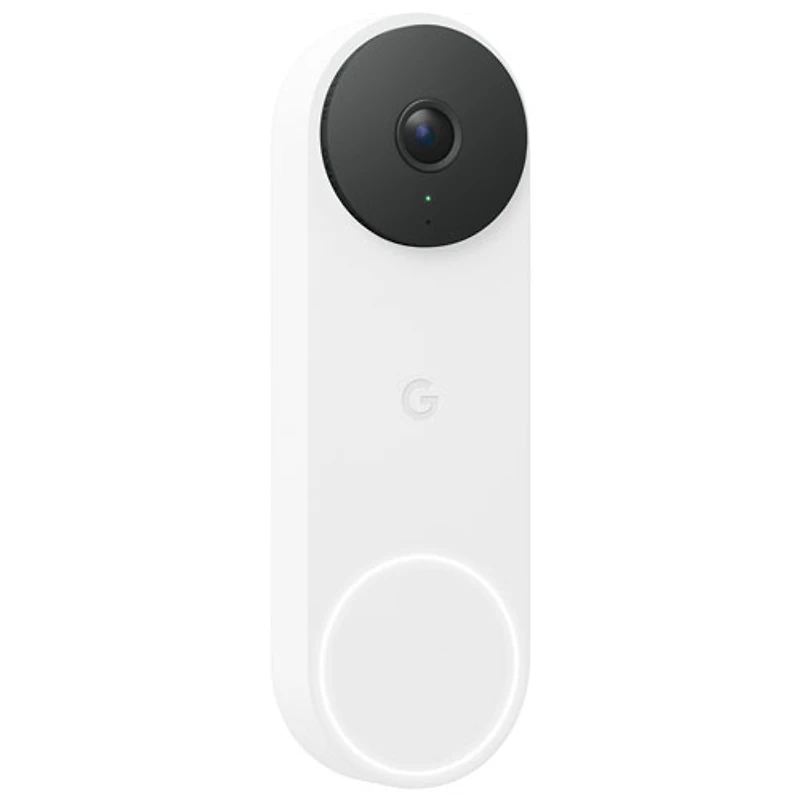Sonnette vidéo Wi-Fi (avec fil) Google Nest (3e génération) - Neige