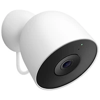 Caméra de surveillance extérieure avec fil Nest Cam de Google (2e génération