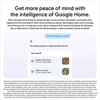 Caméra de surveillance extérieure avec fil Nest Cam de Google (2e génération