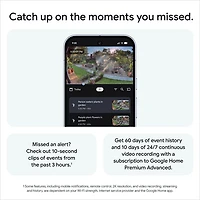 Caméra de surveillance extérieure avec fil Nest Cam de Google (2e génération