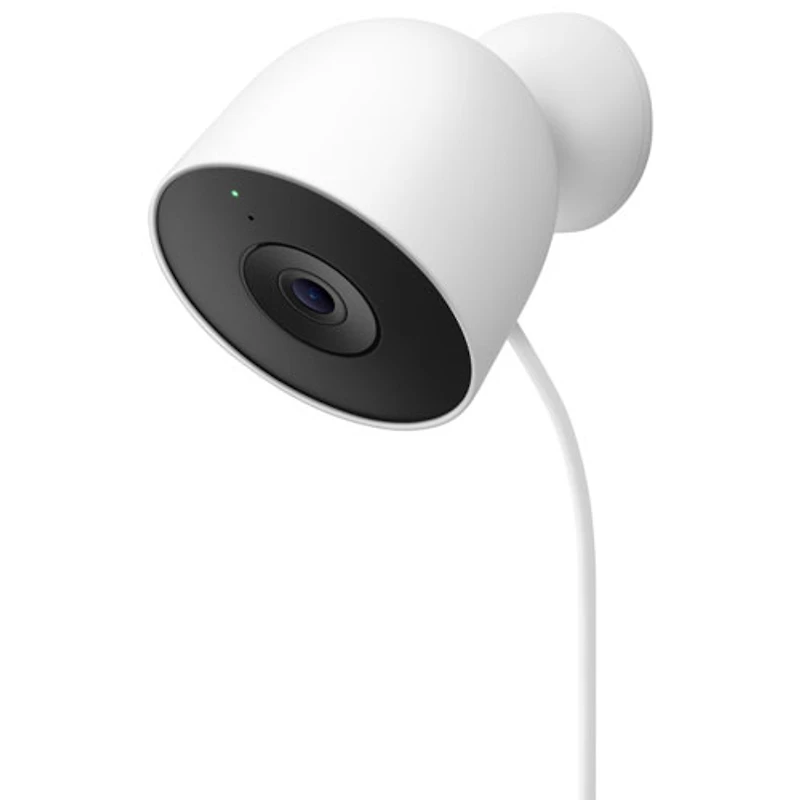 Caméra de surveillance extérieure avec fil Nest Cam de Google (2e génération