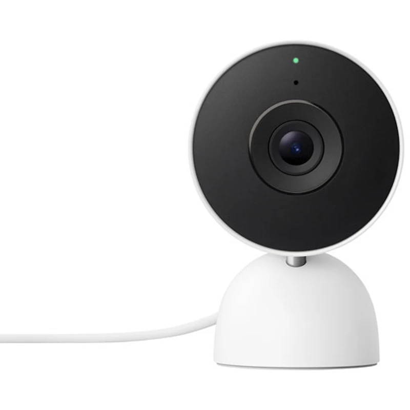 Caméra de surveillance intérieure avec fil Nest Cam de Google (3e génération) - Neige