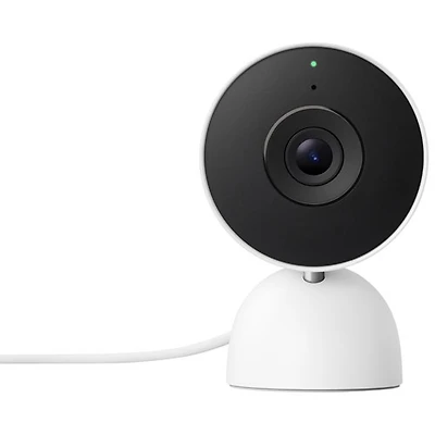 Caméra de surveillance intérieure avec fil Nest Cam de Google (3e génération) - Neige