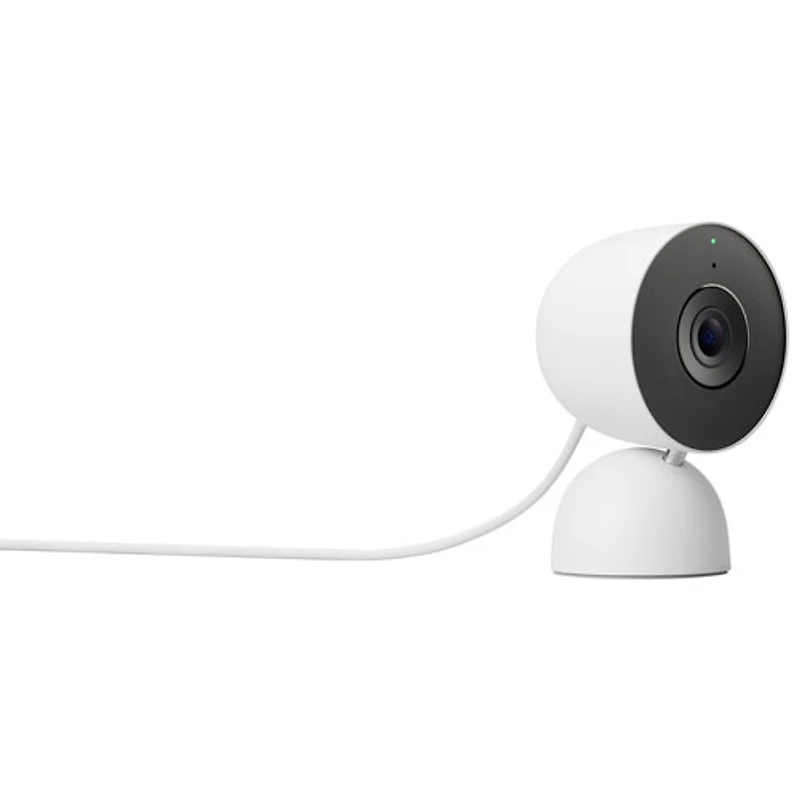 Caméra de surveillance intérieure avec fil Nest Cam de Google (3e génération) - Neige