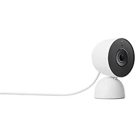 Caméra de surveillance intérieure avec fil Nest Cam de Google (3e génération) - Neige