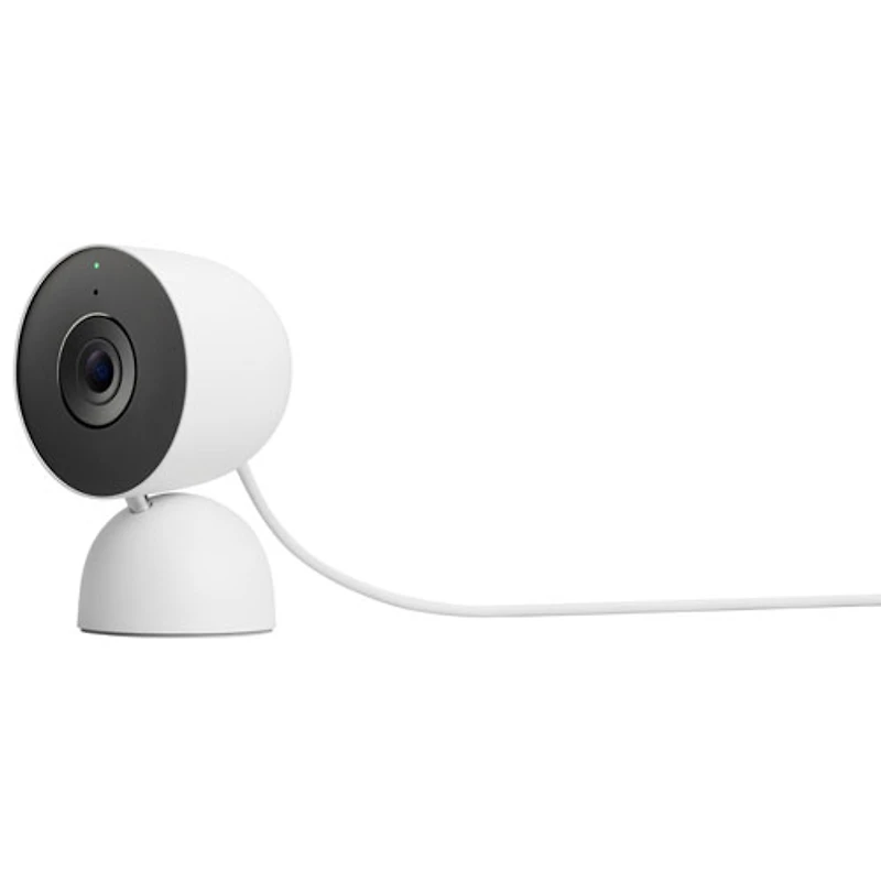 Caméra de surveillance intérieure avec fil Nest Cam de Google (3e génération) - Neige
