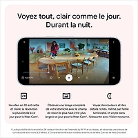 Caméra de surveillance intérieure avec fil Nest Cam de Google (3e génération) - Neige